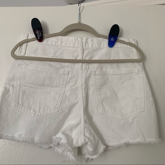 Madewell white jean shorts - Picture 3 of 3